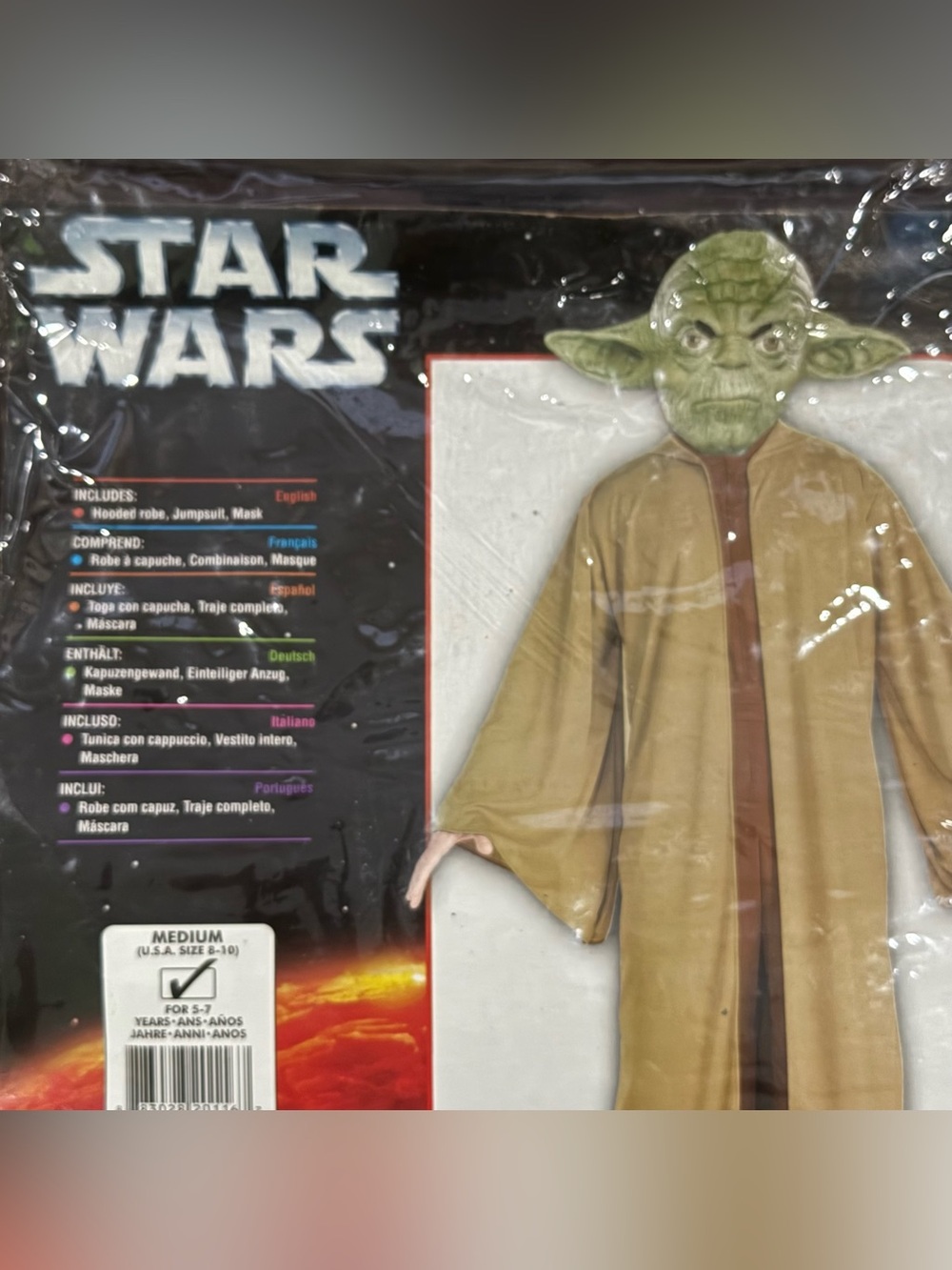 Star Wars Kids Yoda Costume - Green and Tan